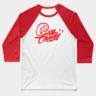 Ear Candy Studio (Red Print) Baseball T-Shirt